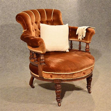 Enjoy free shipping on most stuff, even big stuff. Antique Wide Seat Armchair Mahogany Salon Easy Chair ...