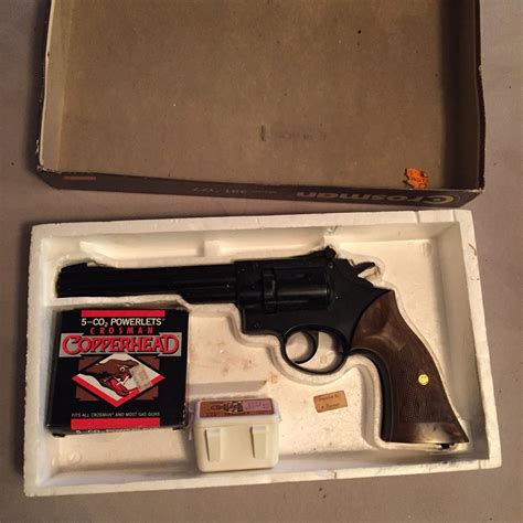 Nc Vintage Crossman Pellet Revolver With Original Box Charlotte Nc