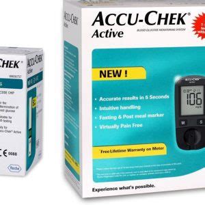 Accu Chek Active Glucose Monitor With 10 Test Strips Sirina Home