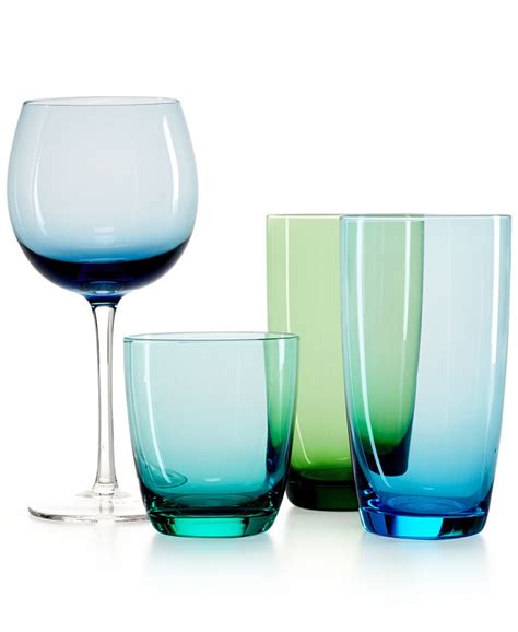 The Cellar Closeout Assorted Blue Glassware Collection And Reviews Glassware And Drinkware