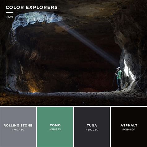 Cave Colorpalette Color Colour Cave Inspo Color Painting