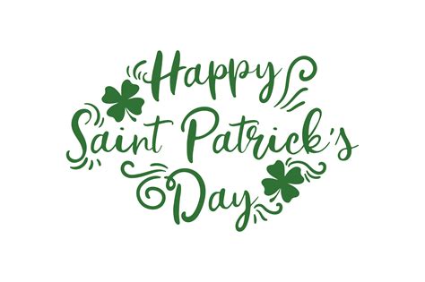 Happy Saint Patrick S Day Svg Cut File By Creative Fabrica Crafts