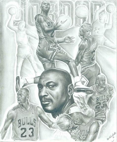 Michael Jordan Drawing by Kobe Carter