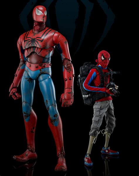 Peter parker is woken up in his childhood bedroom by his uncle ben. 3A Toys Peter Parker & Spider-Bot Action Figures - MightyMega