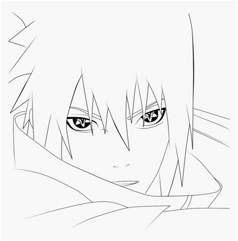 Akatsuki Sasuke Para Colorear Imprimir E Dibujar Dibujos Colorearcom