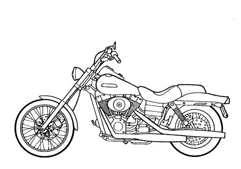 Awesome Coloring Pages Of Motorcycles Coloring Pages