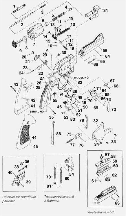 Smith And Wesson 686 Parts Schematic