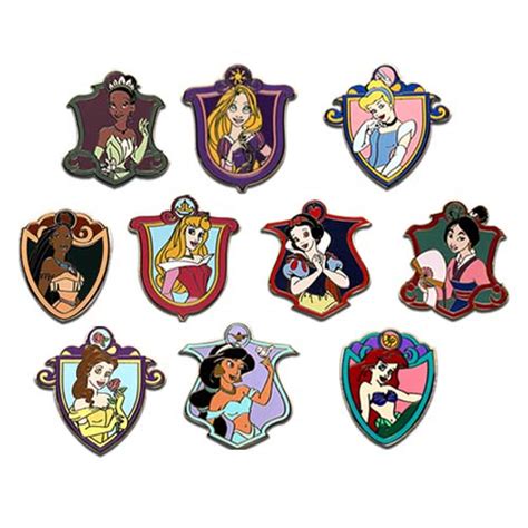 Your Wdw Store Disney Mystery Pin Set Disney Princess Complete