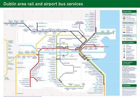 Updated Dublin Rail Map — Dublin Public Transport Maps Timetables