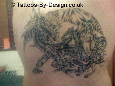 St George And The Dragon Tattoo