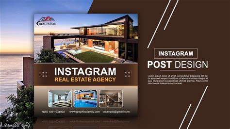 Real Estate Instagram Post Templates Photoshop Tutorial Youtube