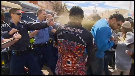 protest over aboriginal teen s death turns ugly in australia