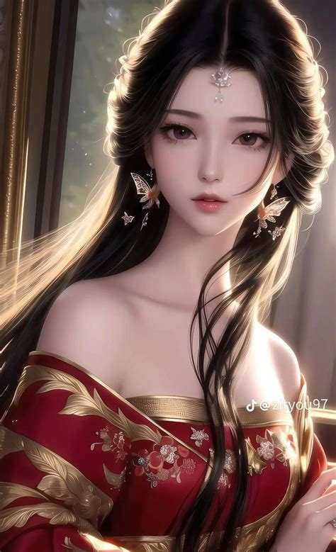 Ghim Của Qing€® Trên Pretty Woman With Ancient Custom Trong 2023 Nữ Thần Mặt Trăng Nữ Thần