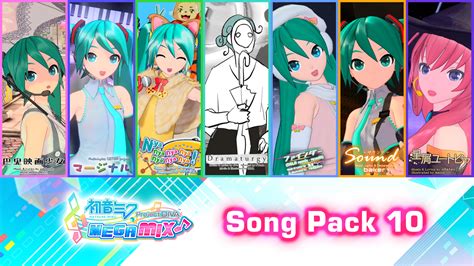 Hatsune Miku Project Diva Mega Mix Song Pack 10 Para Nintendo Switch