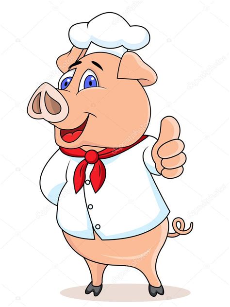36,728 chef hat clip art images on gograph. Pig Chef cartoon — Stock Vector © idesign2000 #10671429