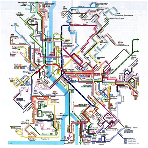 Transports En Commun à Budapest Liaisons Et Prix Graphics Map