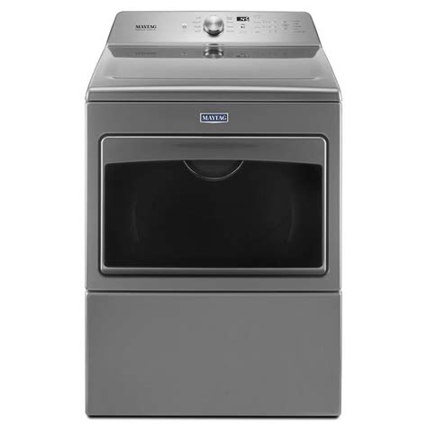 Maytag 74 Cu Ft Electric Dryer Metallic Slate At