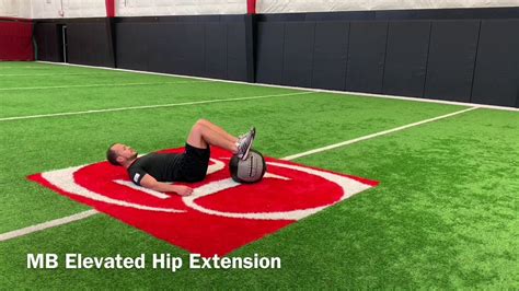 Medicine Ball Elevated Hip Extension Youtube