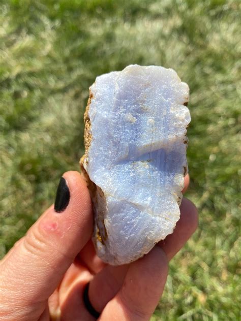 Raw Blue Lace Agate Stone Rough Blue Lace Agate Healing Etsy