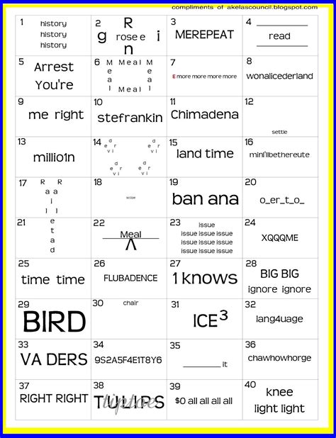 Free Printable Wordles James Crossword Puzzles