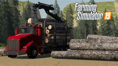 Selling The Wood Part 02 Logging Industry Farming Simulator 19 Youtube