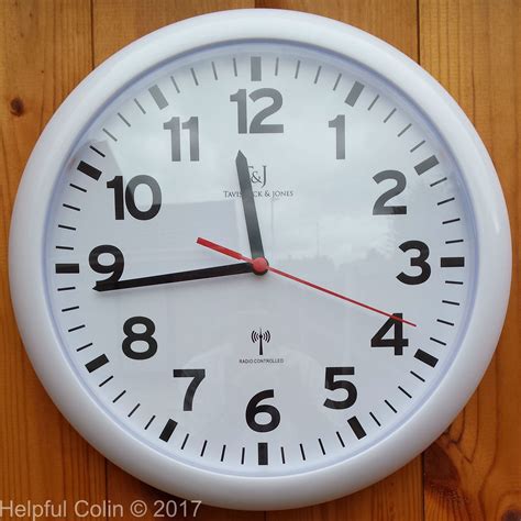 Radio Controlled Wall Clock In My Shed Helpful Colin