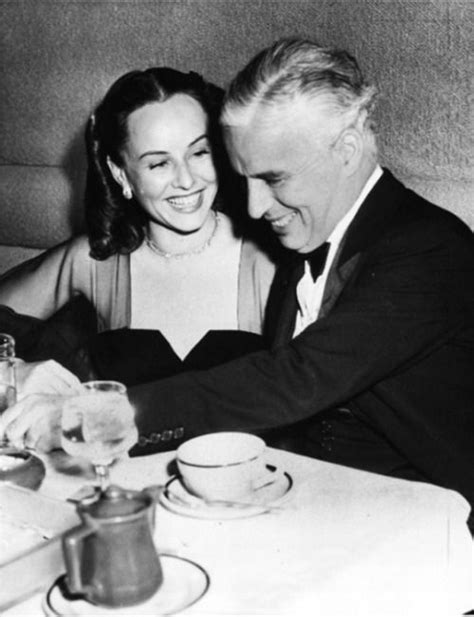 paulette goddard and charlie chaplin at ciro s nightclub hollywood july 1942 charlie chaplin