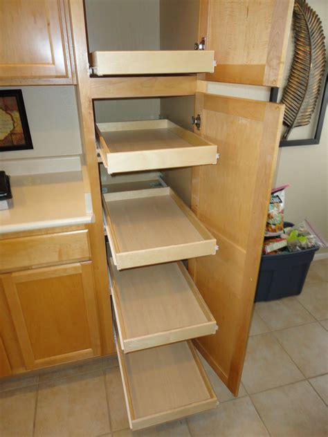 Pull Out Kitchen Cabinet Sliding Shelves Pantry Roll Out Drawers Diy