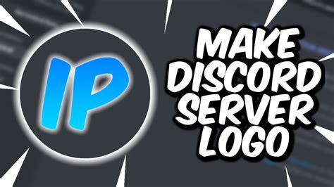 How To Make A Discord Server Logo Tutorial Youtube