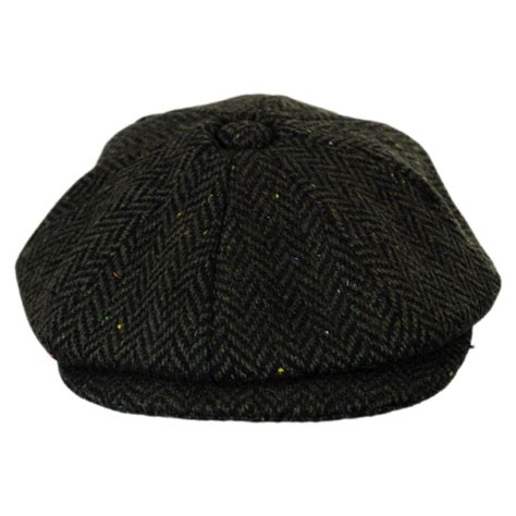 Jaxon Hats Cambridge Herringbone Wool Newsboy Cap Newsboy Caps