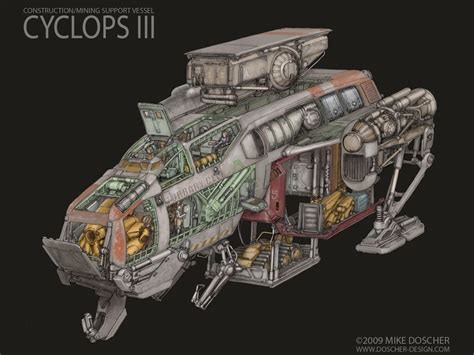 Cyclops Iii Support Vessel By Mikedoscher On Deviantart With Images