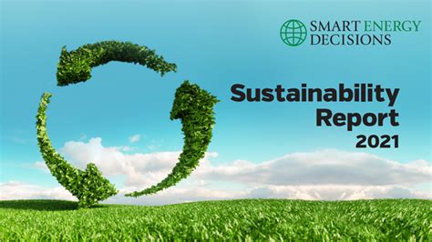 Smart Energy Decisions 2021 Sustainability Report Smart Energy Decisions