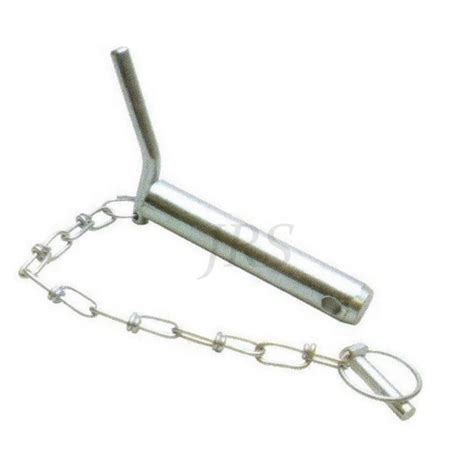 Tractor Hitch Pin With Chain And Linch Pin Bent Handle Hitch Pin With