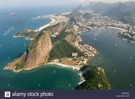 Aerial View Of Rio De Janeiro And The Sugar Loaf Brazil