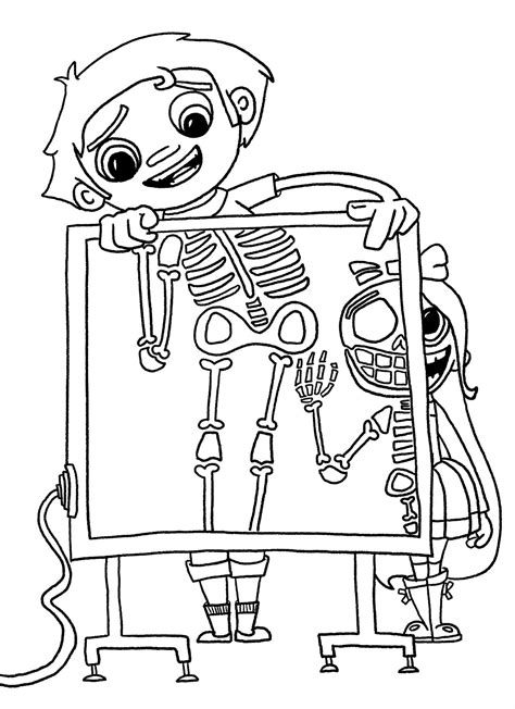 X Ray Coloring Page At Free Printable Colorings Images And Photos Finder