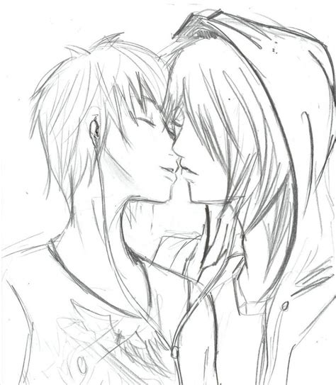Anime Love Kiss Drawing At Getdrawings Free Download