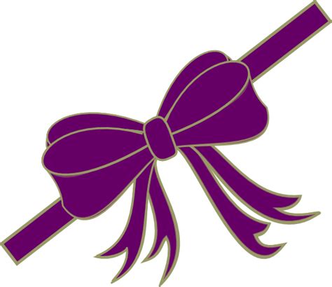 Purple Ribbon Clipart Clipart Best