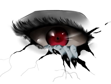 Eye Demon Drawing Devil Eye Png Download 900686 Free Transparent