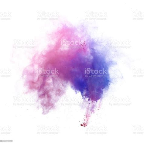 Colorful Powders On White Background Stock Photo Download Image Now