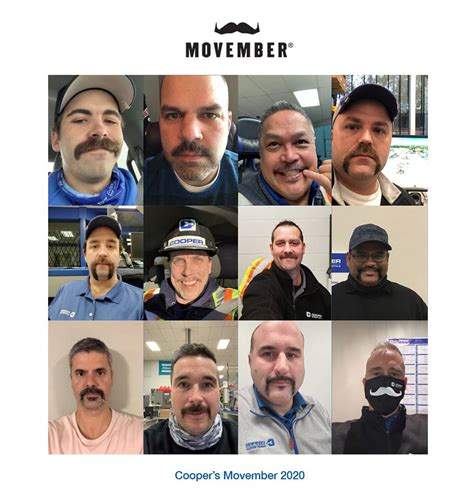 Movember Cooper Equipment Rentals