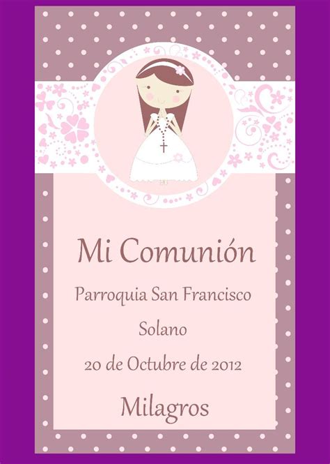 tarjeta de comunion - Buscar con Google | Tarjetas de comunion