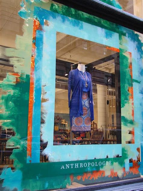 Beautiful Window Displays Anthropologie Abstract Expressionism