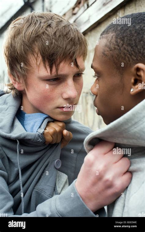 Teenage Boys Fighting Stock Photo Royalty Free Image 19372570 Alamy