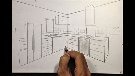 How To Draw Kitchen Set In Two Point Perspective Design Talk