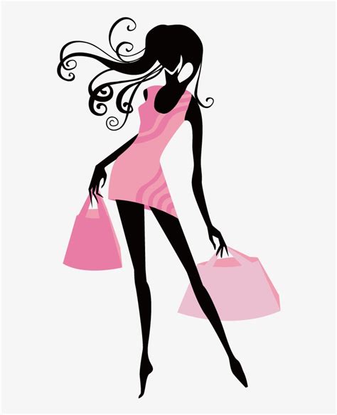 Shopping Fashion Clip Art Fashion Shopping Girl Vector Clip Art Library