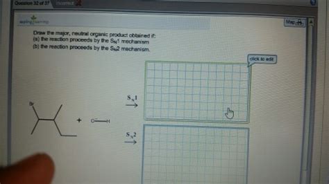 Solved Question Of Draw The Major Neutral Organic Chegg