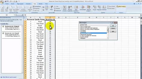 Too often qualitative data analysis is equated with simply coding it. Excel Statistics: Using Data Analysis to Find Descriptive ...