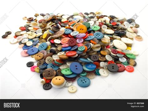 Pile Buttons Image And Photo Free Trial Bigstock