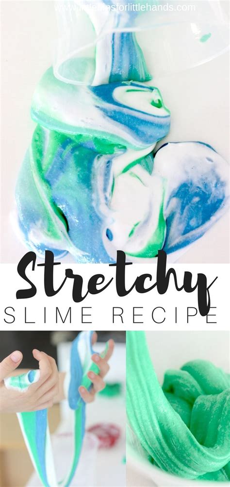 How To Make Slime Without Borax Little Bins For Little Hands