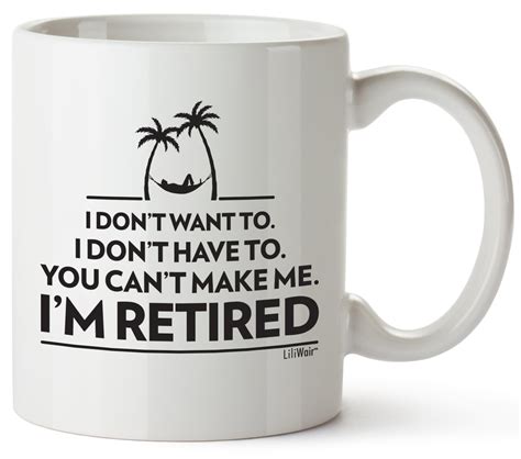 As a free man now he is entitled to live life in his own. Funny Retirement Gifts Gag for Women Men Dad Mom ...